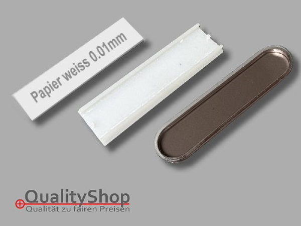 Klingelschild Marcmetal zu Sonnerie PN "Fume" (3-teilig Standard)